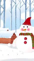 大雪节气雪人人偶视频的预览图